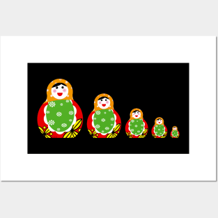 nesting dolls Posters and Art